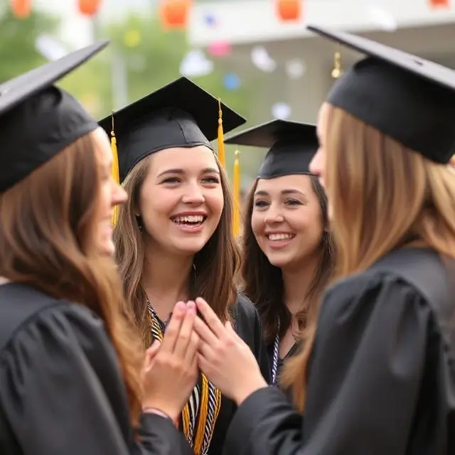 Graduation day celebration