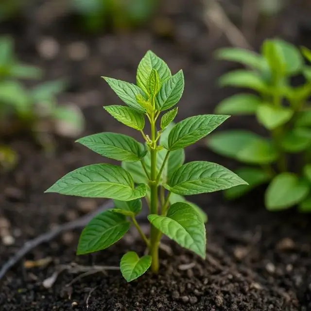 A well-tended plant symbolizing personal growth